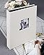Klein Mini Fotoalbum Einsteckalbum 13X18 Größe 56 Fotos, Erinnerungsalbum mit Leinen Einband, Fotobuch Schwarze Seiten, Perfekt für Baby-, Hochzeits- & Familienfotos (13X18/2 Packungen, Beige)