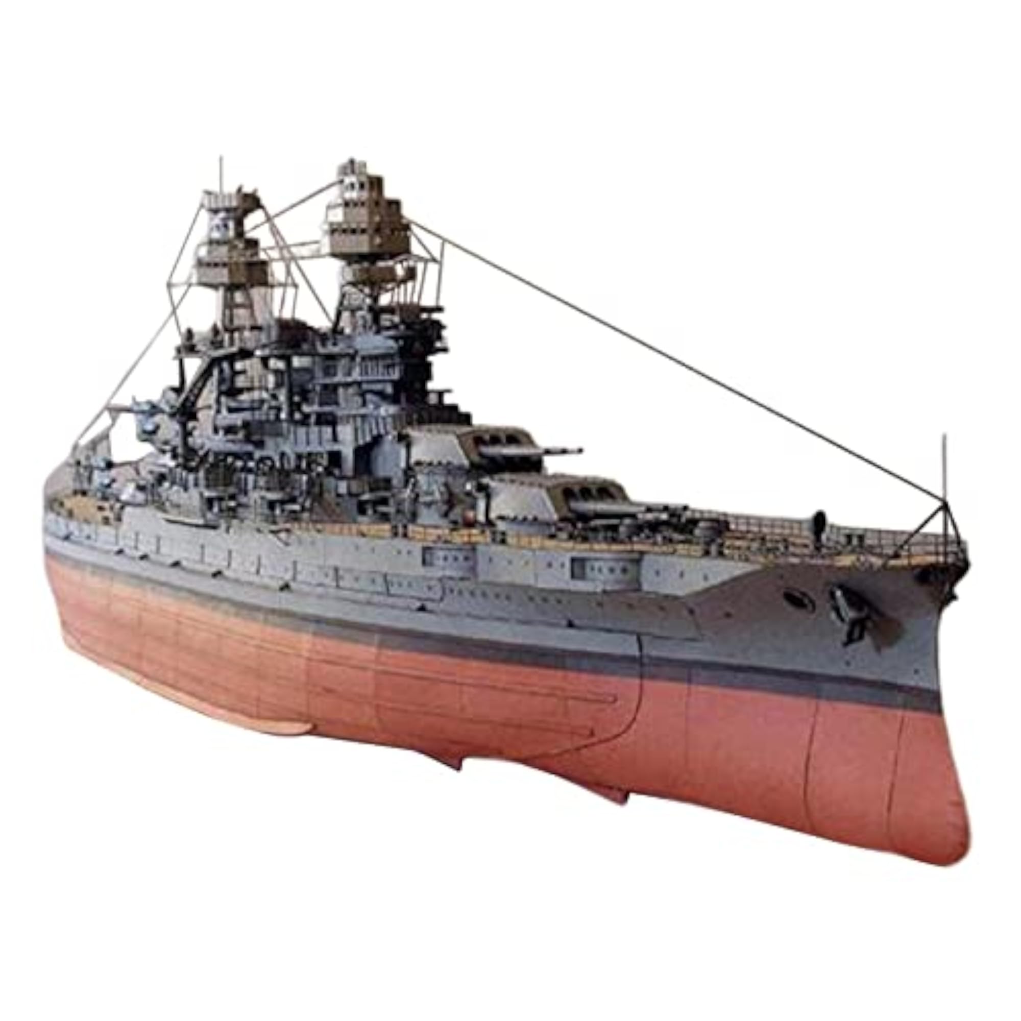 US Navy Ship Paper Model Kit Handmade Toy