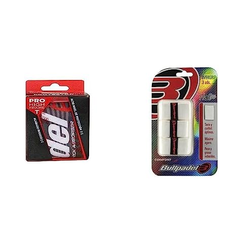Bull Padel Protector BULLPADEL HI Frame 16 005 Pala & Bullpadel OVERGRIP GB-1200 012 Pack de 3 overgrips Cover