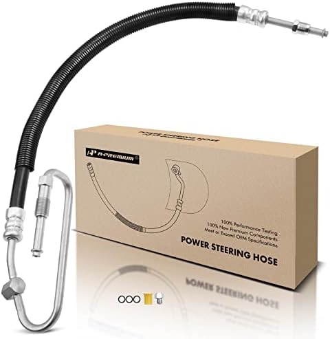 A-Premium Power Steering Pressure Hose Line Assembly Compatible With Infiniti M35 2006 2007 2008 V6 3.5L RWD Pump To Gear