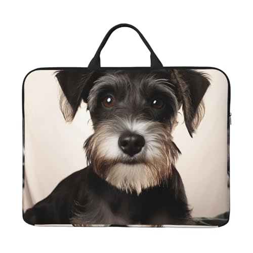 Maletín para portátil 14 pulgadas Cute Schnauzer