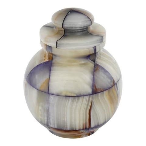 Silverlight Urns Mosaic Blue Onyx Extra Small Urn Cover
