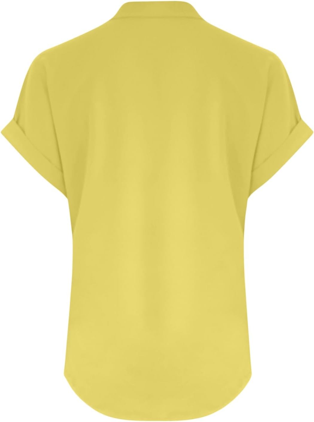 Summer Tees for Women Short Sleeve Cotton Linen T-Shirts V Neck Button Lightweight Smooth Quick Dry Vacation Tunic