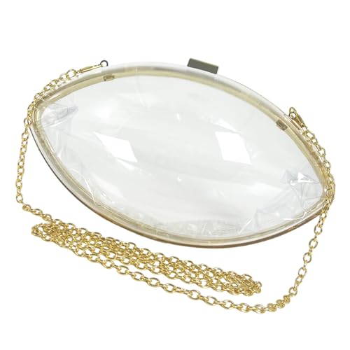Sac à bandoulière transparent acrylique femme pour passer la sécurité facilement