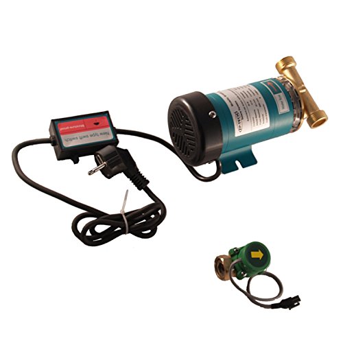 POMPA AUTOCLAVE 120 W ALTA TEMPERATURA ACQUA CALDA PER PANNELLO SOLARE TERMICO CON INTERRUTTORE ON-OFF-AUTOMATICO FLUSSOSTATO ALTE TEMPERATURE SILENZIOSA