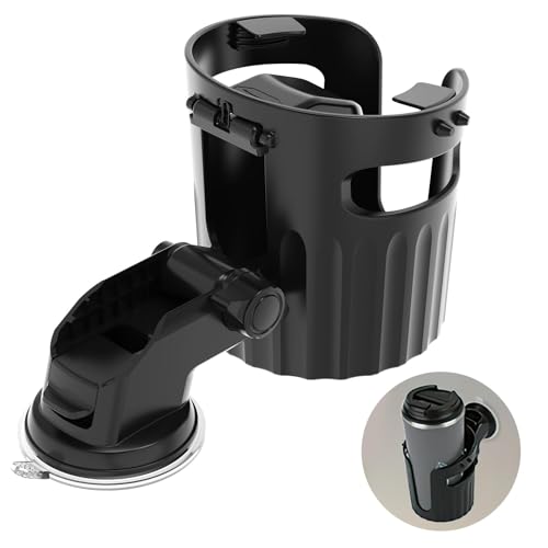 KEMIMOTO Multifunktionaler Getränkehalter, wiederverwendbarer Saugnapfhalter Klappbecher, Wasserflaschenhalter mit Zungenspatel für Boot, Kajak, Surfbrett, Wohnmobil, Schreibtisch, Pool, Fenster