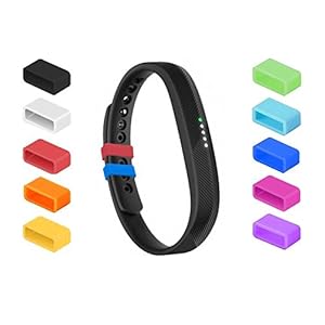 NEO+ Siliconen bevestigingsmiddelen voor Fitbit activity trackers, Fix the Clasp Fall Off Problem – Bevestig de polsband in stijl – Een must have voor Fitbit activity trackers (SET VAN 10 VOLLE)
