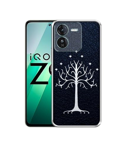 Image of Magic Tree Pattern Design Printed Silicon Soft TPU Back Case Cover for iQOO Z9 5G