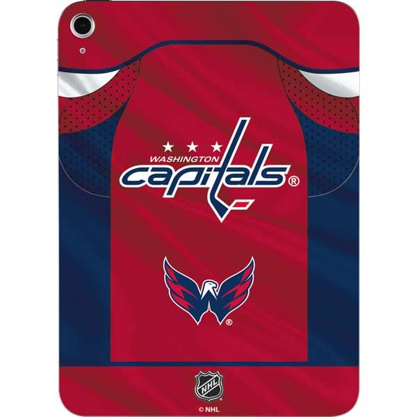 Skinit Decal Tablet Skin Compatible with iPad 11th Gen (2025) - Officially Licensed NHL Washington Capitals Home Jersey Design