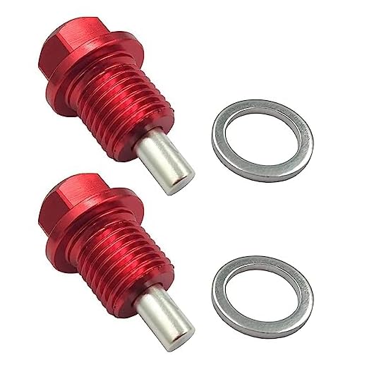 CENPEK magnetisk oljeavtappningsplugg M14x1,5 f?r de flesta GM magnetisk sump dr?neringsmutter Oljeavloppsreparationsskruv f?r alla andra bilmodeller med 14x1,5 g?ngad-r?d