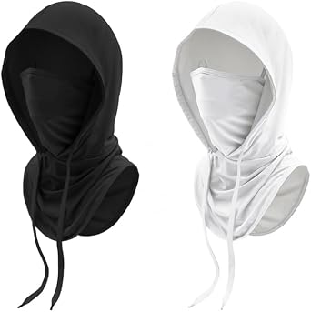 Sun UV Protective Balaclava Hood Mask Breathable Full Head Mask Face Cover for Men & Women Motorcycle Cycling Fishing