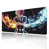 Large Gaming Mouse Pad Anime Custom Desk Pad,Mousepad with Anti-Slip Rubber Base and Stitch Edges Mouse Mat,Portable Desk Mat for Office Work,Game Or Computer Keyboard,31.5'X15.7'