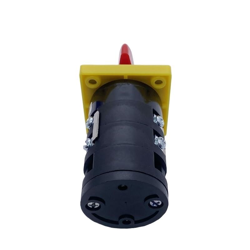 Wtukmo Reset Momentary 3 Positions Manual Transfer Rotary Cam Switch Electric Silver Contact 10A Three Poles HZ5B-10/3 B005
