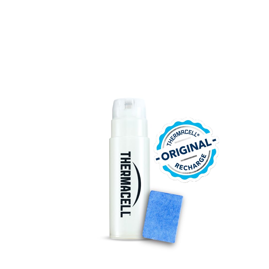 THERMACELL Recharge Anti Moustiques et Moustiques Tigres - 15m² - 48h | Compatible Diffuseurs, Nomades et Lanternes - 4 Cartouches Gaz + 12 Plaquettes - THNATRECHARGE48