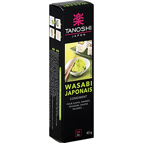 Tanoshi – Wasabi senape verde giapponese 43 g – 4 pezzi – Offerta Speciale