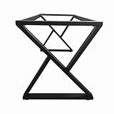 FAED 2LTY Estructura de Escritorio de Hierro Patas para Mesa de Centro de Horquilla Patas de Mesa de Escritorio, Soporte de Banco de Trabajo, Espesar, Negro