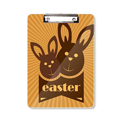 Bloc d'écriture A4 Motif lapin marron pour notes quotidiennes
