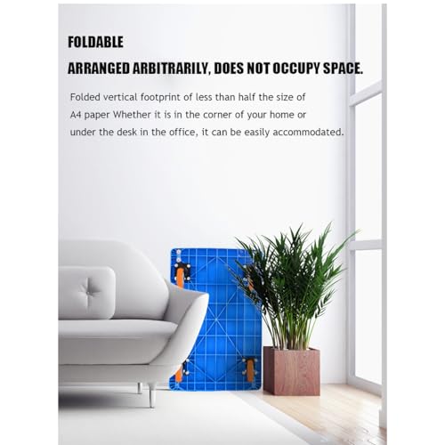 Carretilla plegable con plataforma y 4 ruedas 250KG miniatura 4