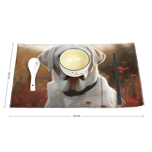 Set de table facile à nettoyer pour protéger la table des taches de repas - 3
