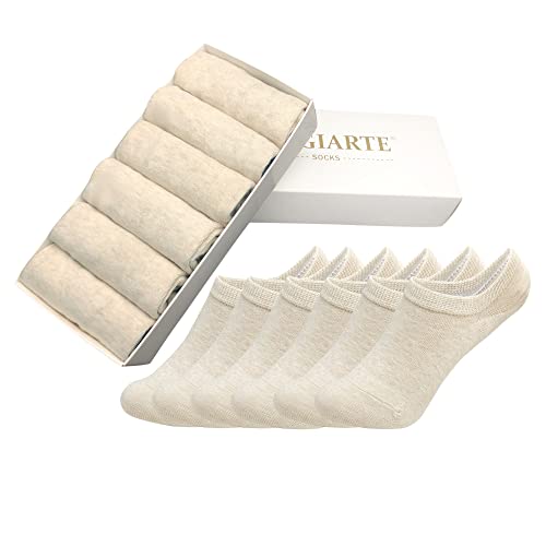 MAGIARTE Cotton No Show Socks Soft Pure Cotton Low Cut Athletic Invisable Non Slip Socks for Women and Men3