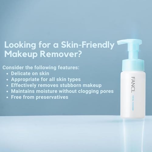 FANCL Pure Moist Cleansing Foam – Japanese Additive-Free Face Wash with Rich Foaming Lather, Hydrating & Gentle Facial Cleanser for All Skin Types
