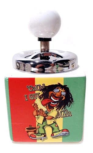 Cinzeiro Jamaica Bob Marley Anti Fumaça
