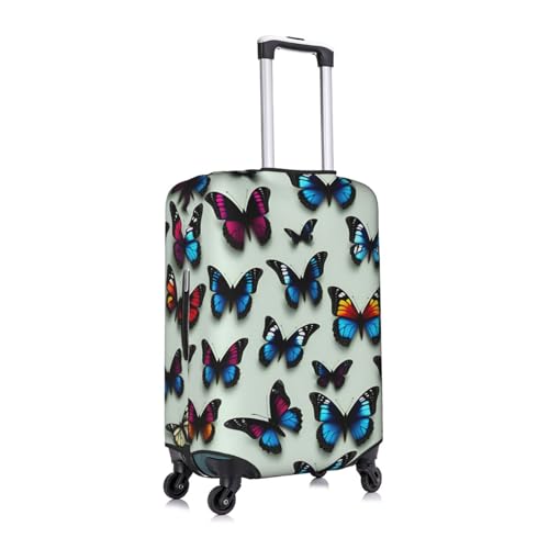 Butterfly And Cello Print Luggage Cover For Suitcases, Elastic Travel Bag For Luggage, Stylish Design3