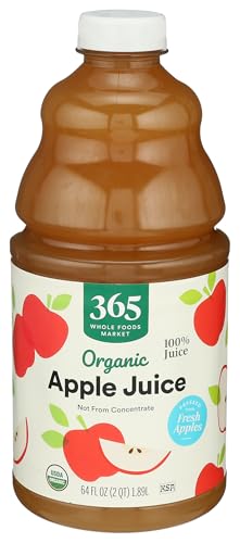 Image of 365 by Whole Foods Market, Organic Juice Not from Concentrate - Pasteurized, Apple, 64 Fl Oz