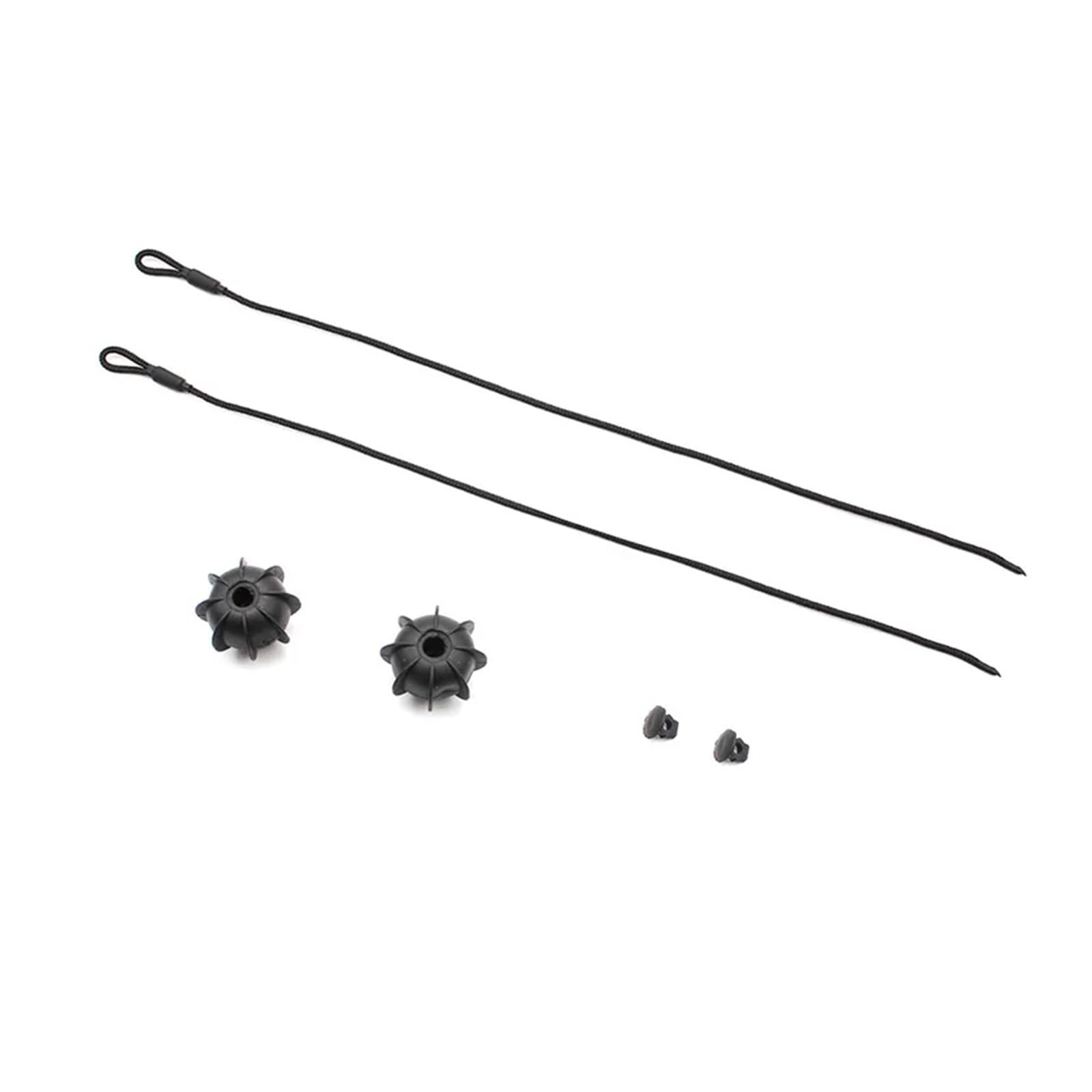 CordóN Bandeja Maletero Compatible con para Golf MK5 6 7 2006-2019 Puerta Trasera del Coche Maletero Paquete Estante Correa Cuerda Nylon Pieza De Repuesto 1K6863447A 1/2 Piezas(2pcs)