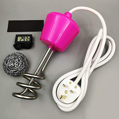 2000W bath tub swimming pool high power heater water boiler British standard 2 meter line with thermometer - Yellow