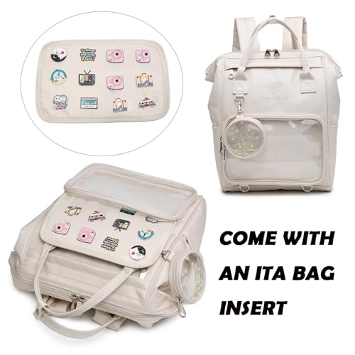 Image of CHERRY SAUCE Ita Bag Pin Kawaii Cute Display Mommy Backpack for School Anime Cosplay with Insert
