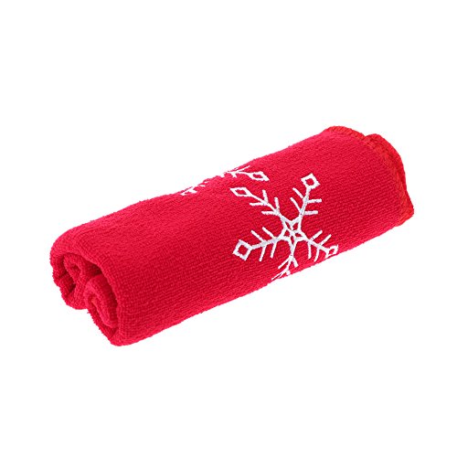 EasyBuying - Toalla de Mano, diseño de árbol de Navidad, Papá Noel, Copo de Nieve