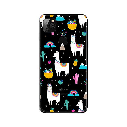 Blingy's Iphone 11 Case (6.1 Inch), Women Girls Cute Llama Pattern With Cactus Rainbow Design Fun Alpaca Cartoon Animal Style Soft Tpu Protective Case Compatible For Iphone 11 6.1" (Rainbow Llama) #TOP7