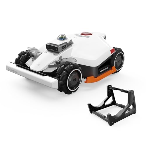 Image of Mammotion LUBA 3 AWD 3000 Robot Lawn Mower with Cleaning Stand (Ship Separately), 360 LiDAR+NetRTK+AI Vision, AWD for 80% Slopes, 5400 sq.ft /h, Cutting Height 1.0 inch-2.7 inch