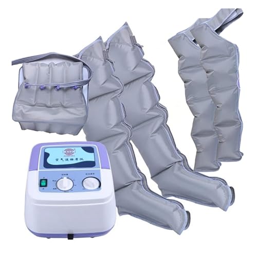 LoJax Masajera De Compresión De Aire De Pierna, Brazo, Cintura para Drenaje Linfático, Equipo Deoterapia De Press De Cuerpo Completo para Relajación, Circulación Sanguínea