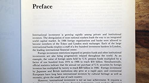 International Investments 0201075385 Book Cover