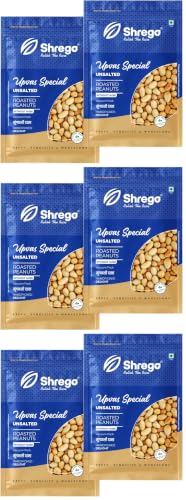 Image of SHREGO Upvas Special Roasted Peanut Unsalted, Healthy Snack, Vacuum Packed (720 Gm) (Pack of 3)