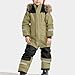 18 Month Snow Suit Girls,Kids Girls Boys Snow Suits Winter Fashion Warm Waterproof Windproof Jumpsuits Toddler Outdoor Snowsuits,Light Green,90