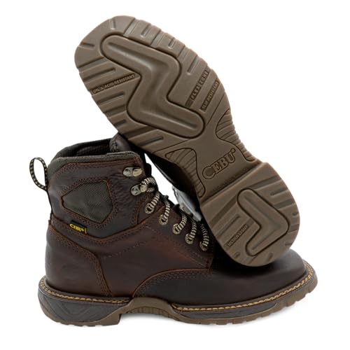 CEBU | Hawk Steel Toe | Boots For Men | Square Toe | Handcrafted | Made of Leather | For Heavy-duty Tasks | Brown Color2