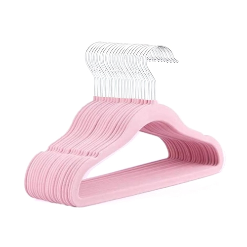 Kit 40 Cabides de Veludo Infantil 360° Antideslizante Para Roupas Camiseta Calça Kit 40 Cabides de Veludo Infantil 360° Antideslizante Para Roupas Camiseta Calça