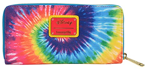 Loungefly Disney Mickey Minnie Mouse Tie Dye Wallet Zip Around Clutch2