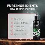 Detroit Grooming Co. Beard Wash - Men's Beard Shampoo - Deeply Cleanses & Refreshes Beards - Aloe Vera with Essential Oils - Beard & Mustache Cleanser - Toasted Vanilla & Amber Scent - 313-8oz - Image 4
