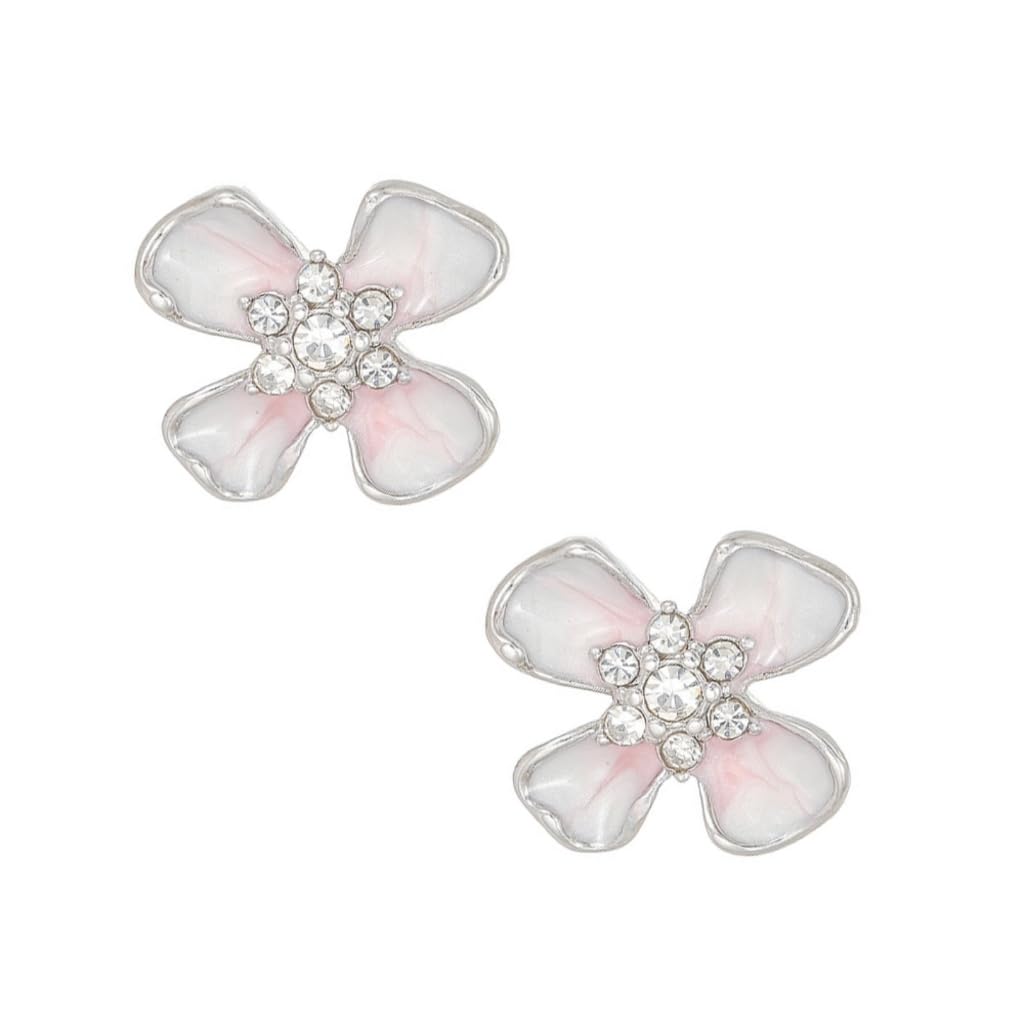 Elnwnnkc Flower Designs Headphone Rhinestones Buckle Clip On Ear Hook Accessory for FreeClip 1 2 Headphones