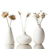 Haute qualité : fabriqué à 100 % en céramique avec un processus de haute qualité et un contrôle de qualité, ces vases sont durables et bien finis pour une décoration fraîche et moderne après des années
