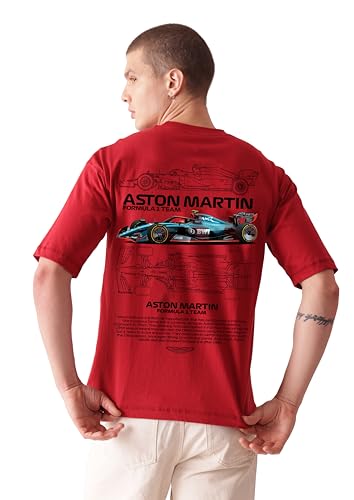 Image of Unisex Cotton T-Shirt from ula 1 Supercar Speed Graphic Print Oversized Fit