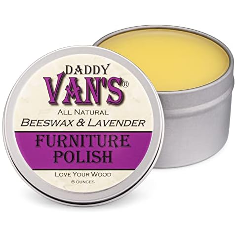 Daddy Van's Beeswax & Lavender Furniture Polish - One Tin Cover