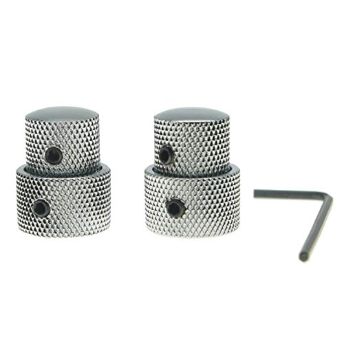 Boutons de commande double concentré pour guitare basse et potentiomètre