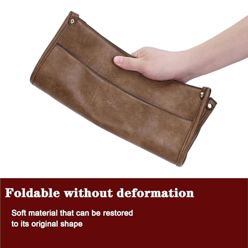 Image of HKCLUF Crossbody Bag Purse for Women 2PCS /Set Leather Hobo Handbag Wallet Set With 2Adjustable Guitar Strap Shoulder Bag | Purse
