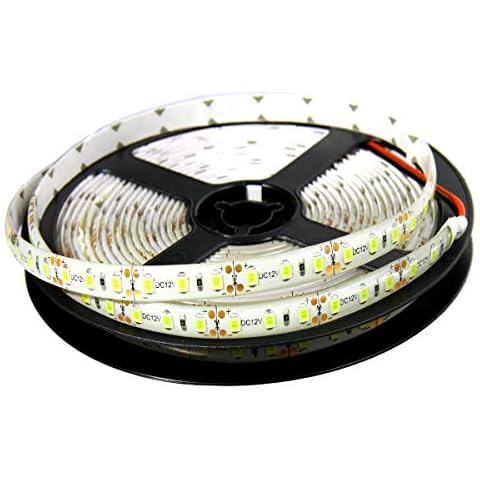 JANDEI - Led Strips 5 Meters 12V for Outdoor IP65, Cold Light 6000K, 120 LEDs/m, SMD 2835, Waterproof led Lights for Outdoor Decoration (not Include Power Supply) Cover