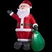 Airblown Inflatables 39845 Santa with Gift Sack Christmas Airblown GIANT 12 FT TALL